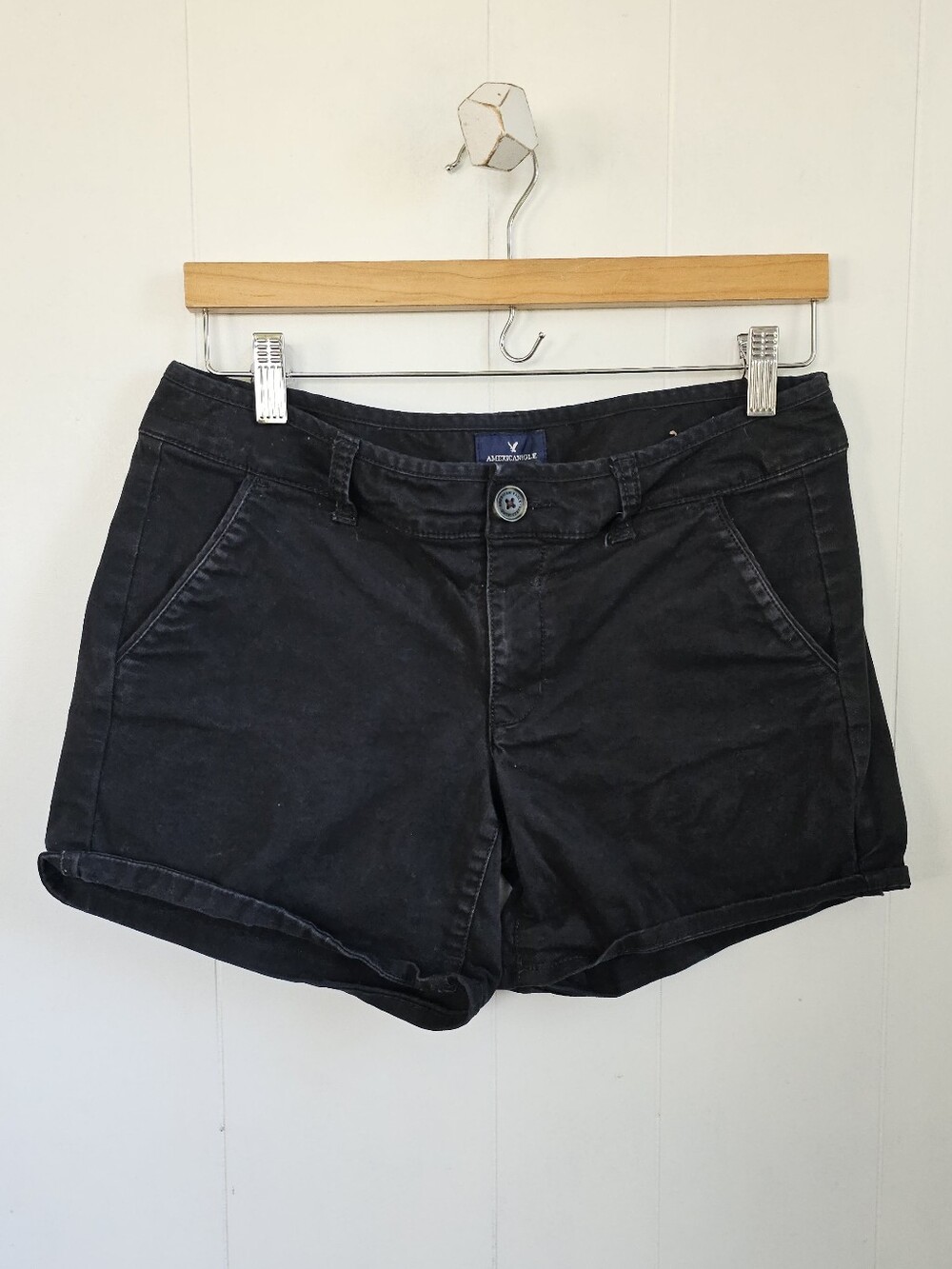 AEO Twill Midi Shorts